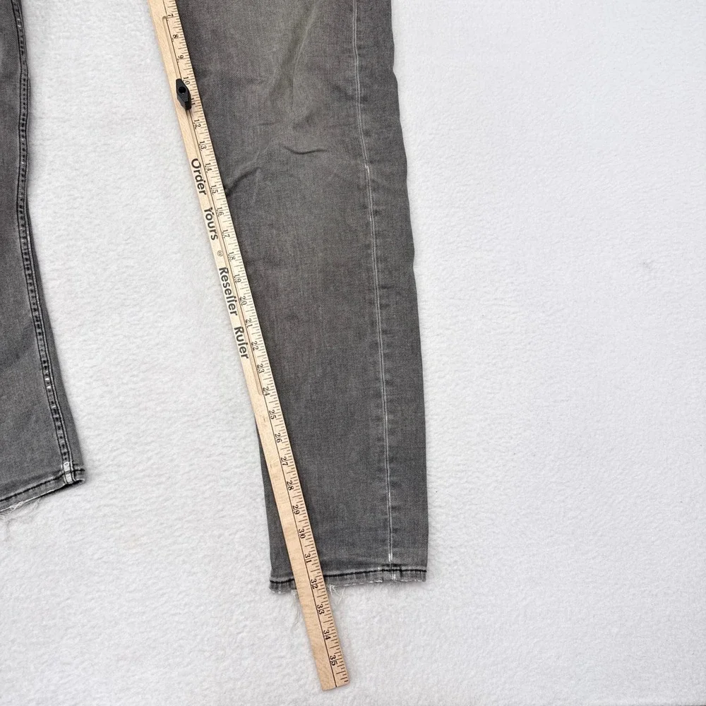 Rag & Bone Jeans Mens Size 30 x 32 Gray Denim Fit 2 Slim Distressed Casual